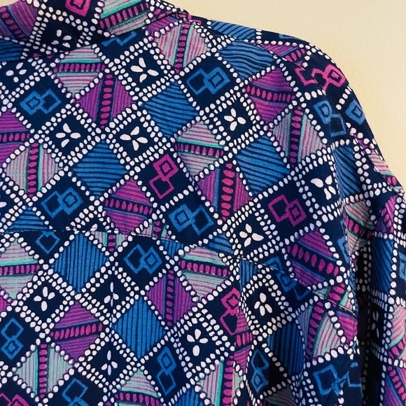 Vintage Nik Nik Retro Funky Short Sleeve Button Down Shirt Fresh Prince - Picture 5 of 8